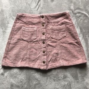 corduroy mauve skirt